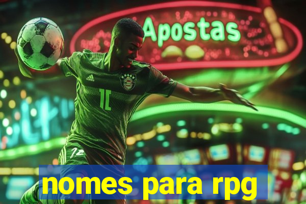 nomes para rpg